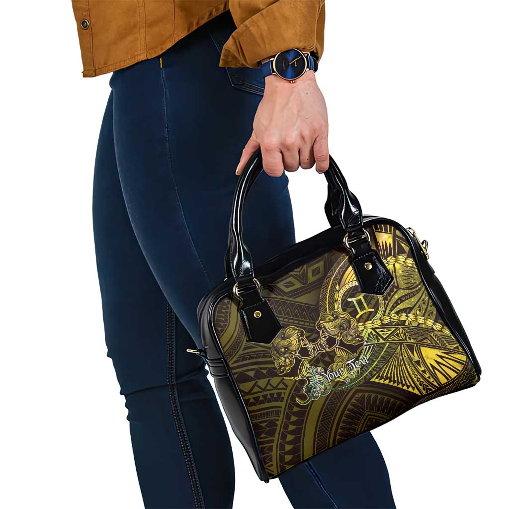 Personalised Polynesia Zodiac Gemini Shoulder Handbag Galaxy Polynesian Pattern Chest Tattoo Style LT14 - Polynesian Pride