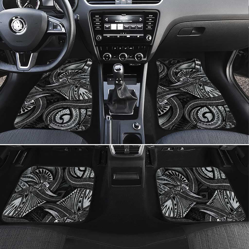 Personalised Polynesia Zodiac Cancer Car Mats Galaxy Polynesian Pattern Chest Tattoo Style