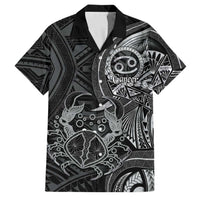Personalised Polynesia Zodiac Cancer Family Matching Mermaid Dress and Hawaiian Shirt Galaxy Polynesian Pattern Chest Tattoo Style