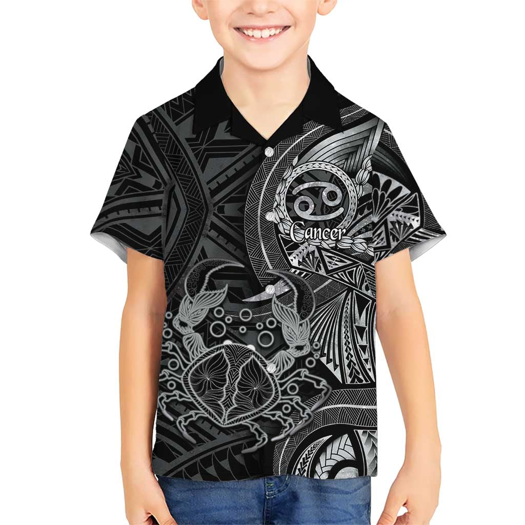 Personalised Polynesia Zodiac Cancer Hawaiian Shirt Galaxy Polynesian Pattern Chest Tattoo Style LT14 - Polynesian Pride