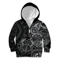 Personalised Polynesia Zodiac Cancer Kid Hoodie Galaxy Polynesian Pattern Chest Tattoo Style