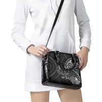 Personalised Polynesia Zodiac Cancer Shoulder Handbag Galaxy Polynesian Pattern Chest Tattoo Style
