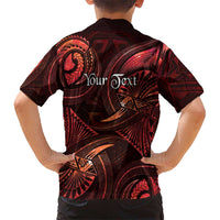 Personalised Polynesia Zodiac Scorpio Family Matching Mermaid Dress and Hawaiian Shirt Galaxy Polynesian Pattern Chest Tattoo Style LT14 - Polynesian Pride
