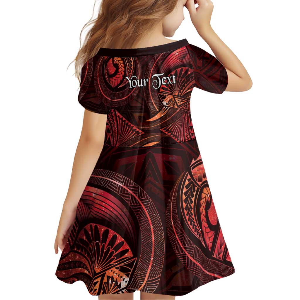 Personalised Polynesia Zodiac Scorpio Family Matching Mermaid Dress and Hawaiian Shirt Galaxy Polynesian Pattern Chest Tattoo Style LT14 - Polynesian Pride