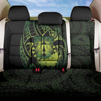 Kia Orana Kuki Airani Back Car Seat Cover Cook Islands Tangaroa God Tatau Green
