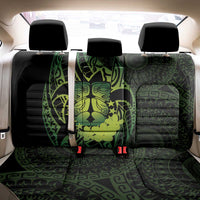 Kia Orana Kuki Airani Back Car Seat Cover Cook Islands Tangaroa God Tatau Green