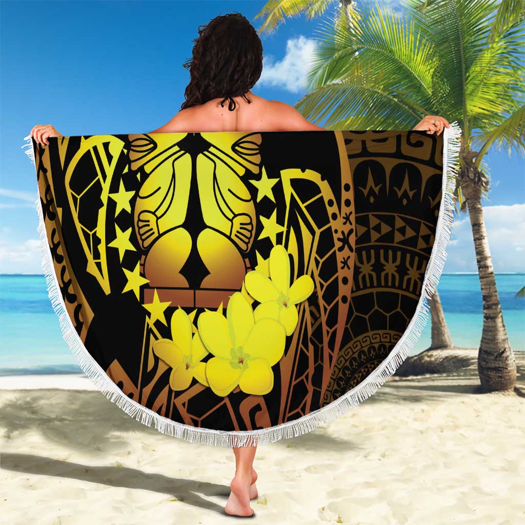 Kia Orana Kuki Airani Beach Blanket Cook Islands Tangaroa God Tatau Gold