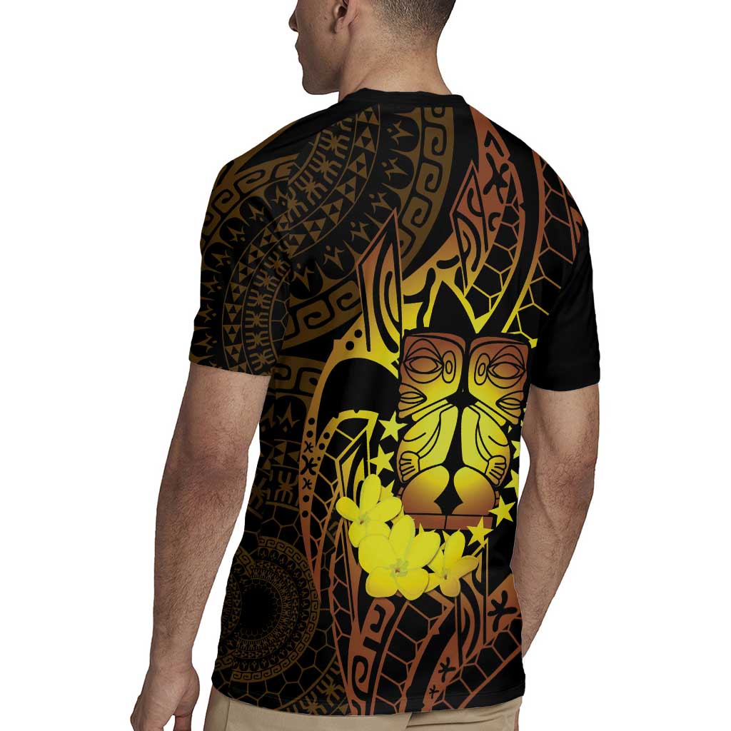 Kia Orana Kuki Airani Rugby Jersey Cook Islands Tangaroa God Tatau Gold