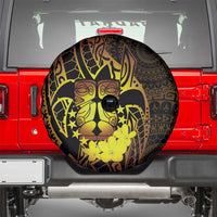 Kia Orana Kuki Airani Spare Tire Cover Cook Islands Tangaroa God Tatau Gold