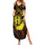 Kia Orana Kuki Airani Summer Maxi Dress Cook Islands Tangaroa God Tatau Gold