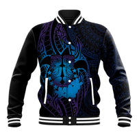 Kia Orana Kuki Airani Baseball Jacket Cook Islands Tangaroa God Tatau Purple LT14 Unisex Purple - Polynesian Pride