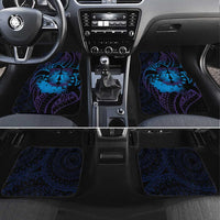 Kia Orana Kuki Airani Car Mats Cook Islands Tangaroa God Tatau Purple
