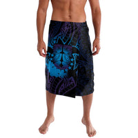 Kia Orana Kuki Airani Lavalava Cook Islands Tangaroa God Tatau Purple LT14 Purple - Polynesian Pride
