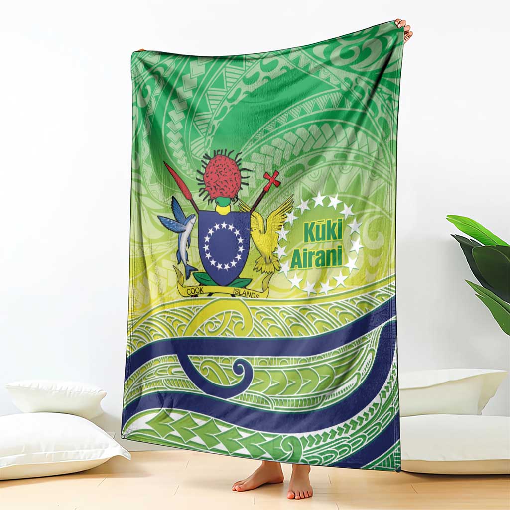 Te Maeva Nui Cook Islands Blanket 60th Independence Anniversary Proud