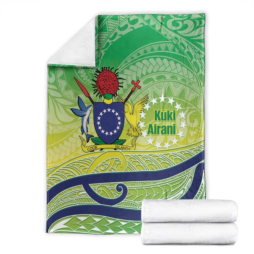 Te Maeva Nui Cook Islands Blanket 60th Independence Anniversary Proud