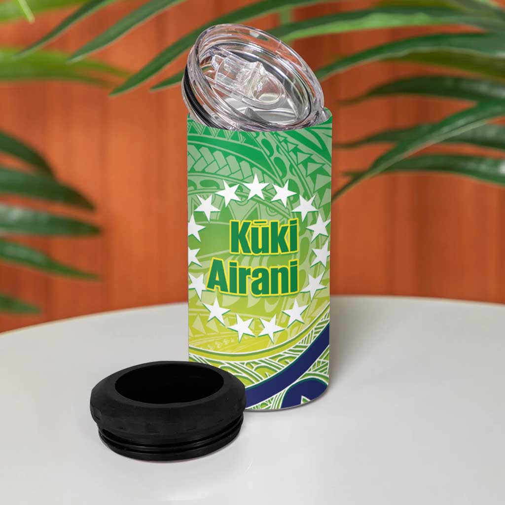 Te Maeva Nui Cook Islands 4 in 1 Can Cooler Tumbler 60th Independence Anniversary Proud