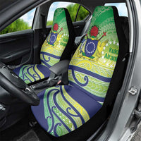 Te Maeva Nui Cook Islands Car Seat Cover 60th Independence Anniversary Proud