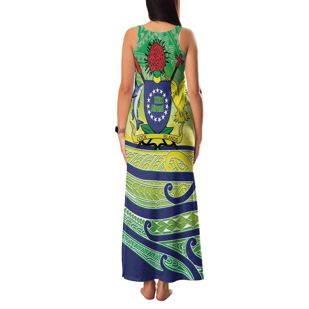 Te Maeva Nui Cook Islands Family Matching Tank Maxi Dress and Hawaiian Shirt 60th Independence Anniversary Proud