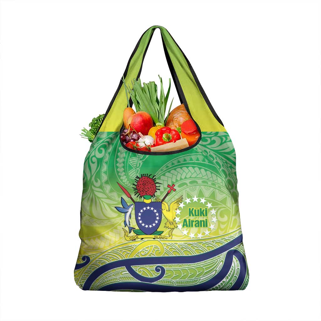 Te Maeva Nui Cook Islands Grocery Bag 60th Independence Anniversary Proud