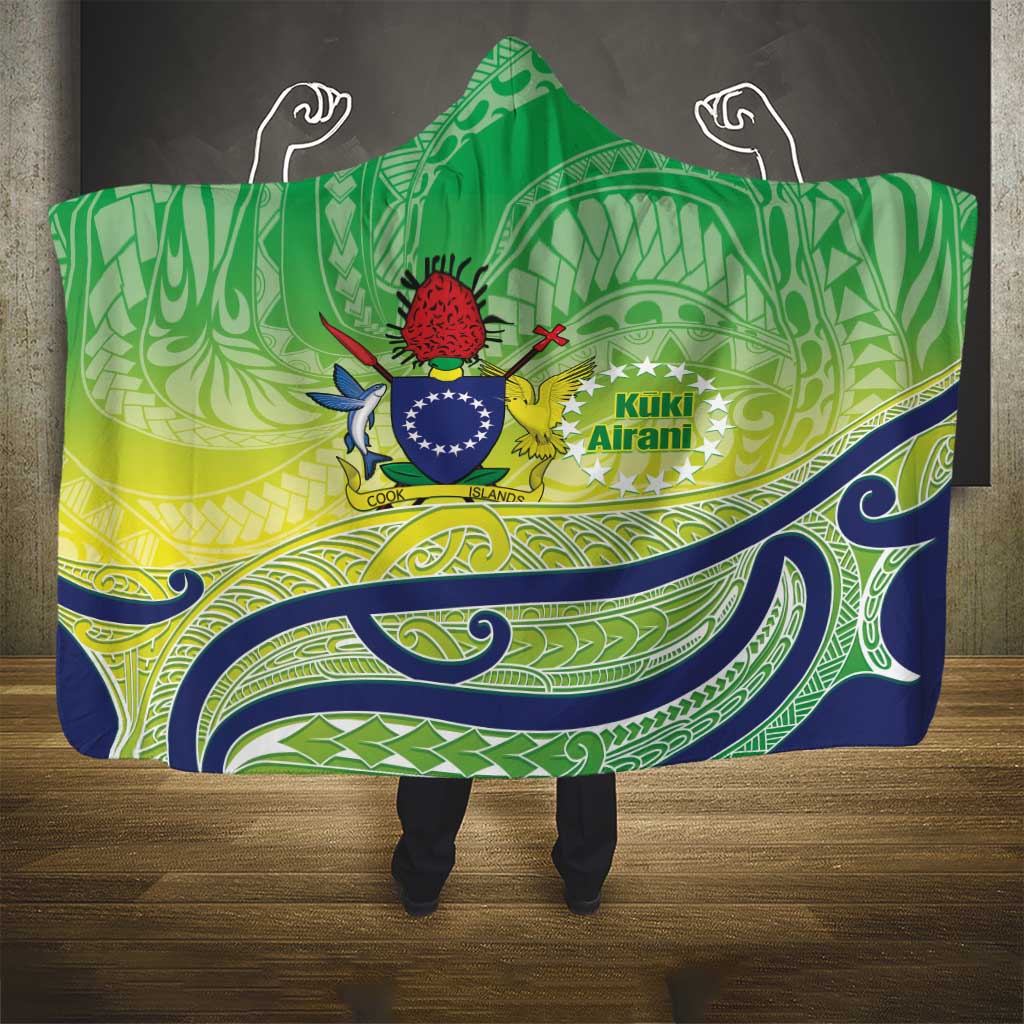 Te Maeva Nui Cook Islands Hooded Blanket 60th Independence Anniversary Proud LT14 - Polynesian Pride