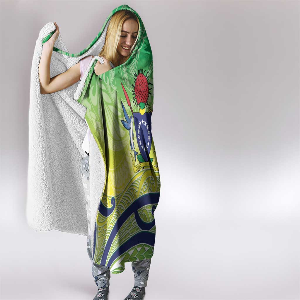 Te Maeva Nui Cook Islands Hooded Blanket 60th Independence Anniversary Proud LT14 - Polynesian Pride