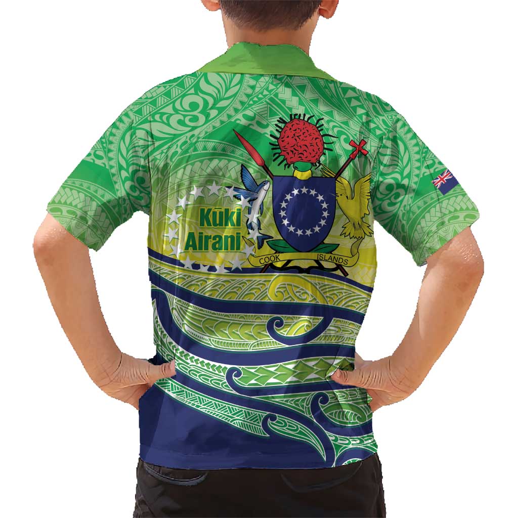 Te Maeva Nui Cook Islands Kid Hawaiian Shirt 60th Independence Anniversary Proud LT14 - Polynesian Pride