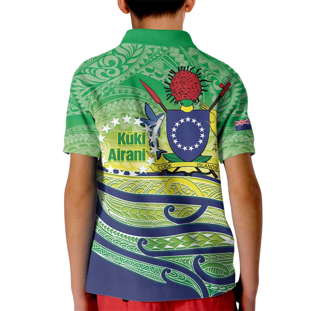 Te Maeva Nui Cook Islands Kid Polo Shirt 60th Independence Anniversary Proud LT14 - Polynesian Pride