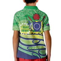 Te Maeva Nui Cook Islands Kid Polo Shirt 60th Independence Anniversary Proud LT14 - Polynesian Pride