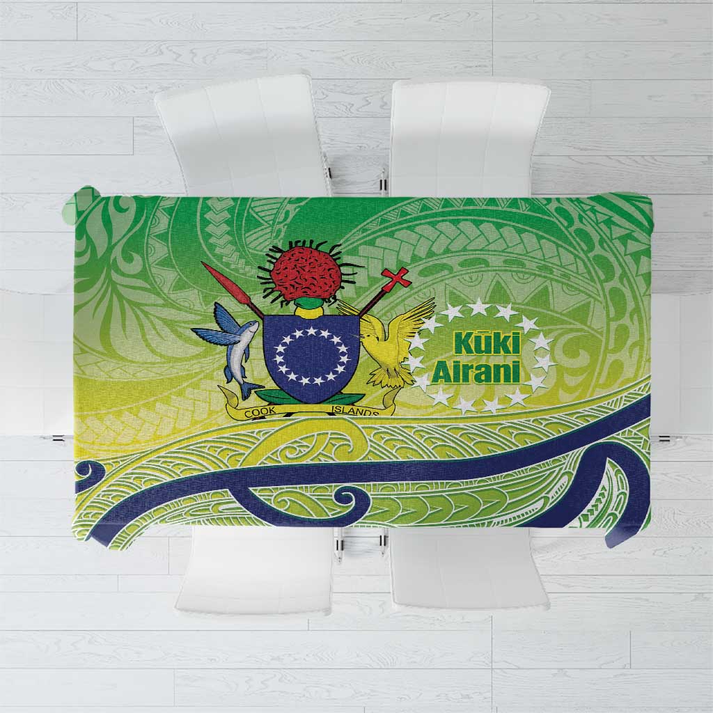 Te Maeva Nui Cook Islands Tablecloth 60th Independence Anniversary Proud
