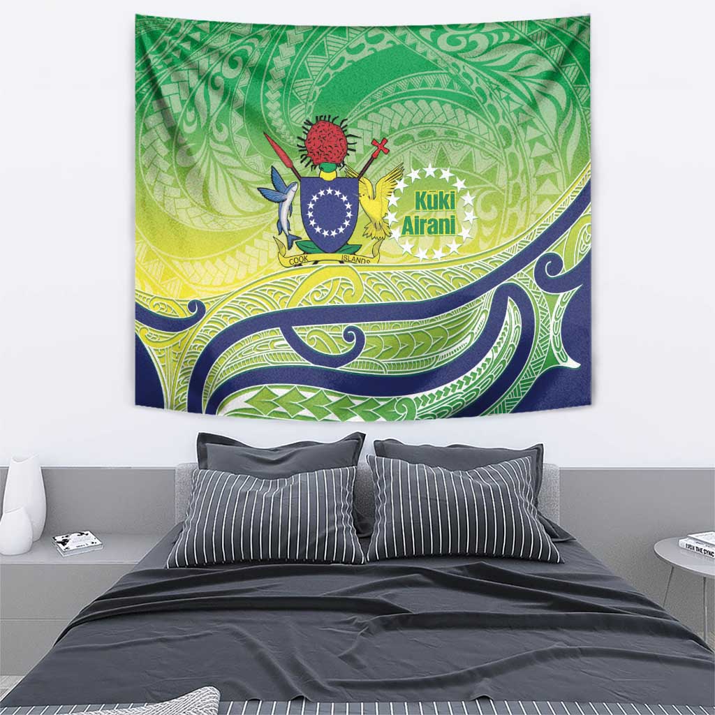 Te Maeva Nui Cook Islands Tapestry 60th Independence Anniversary Proud