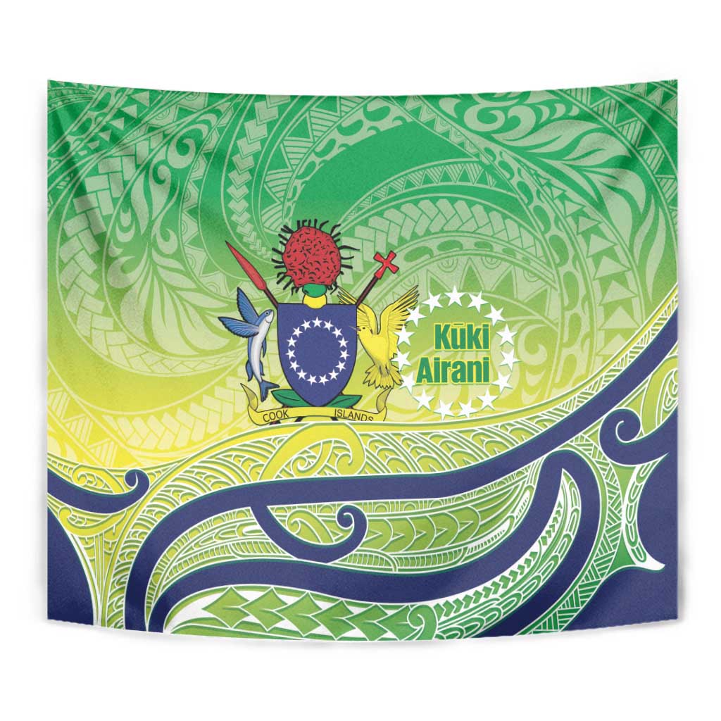 Te Maeva Nui Cook Islands Tapestry 60th Independence Anniversary Proud