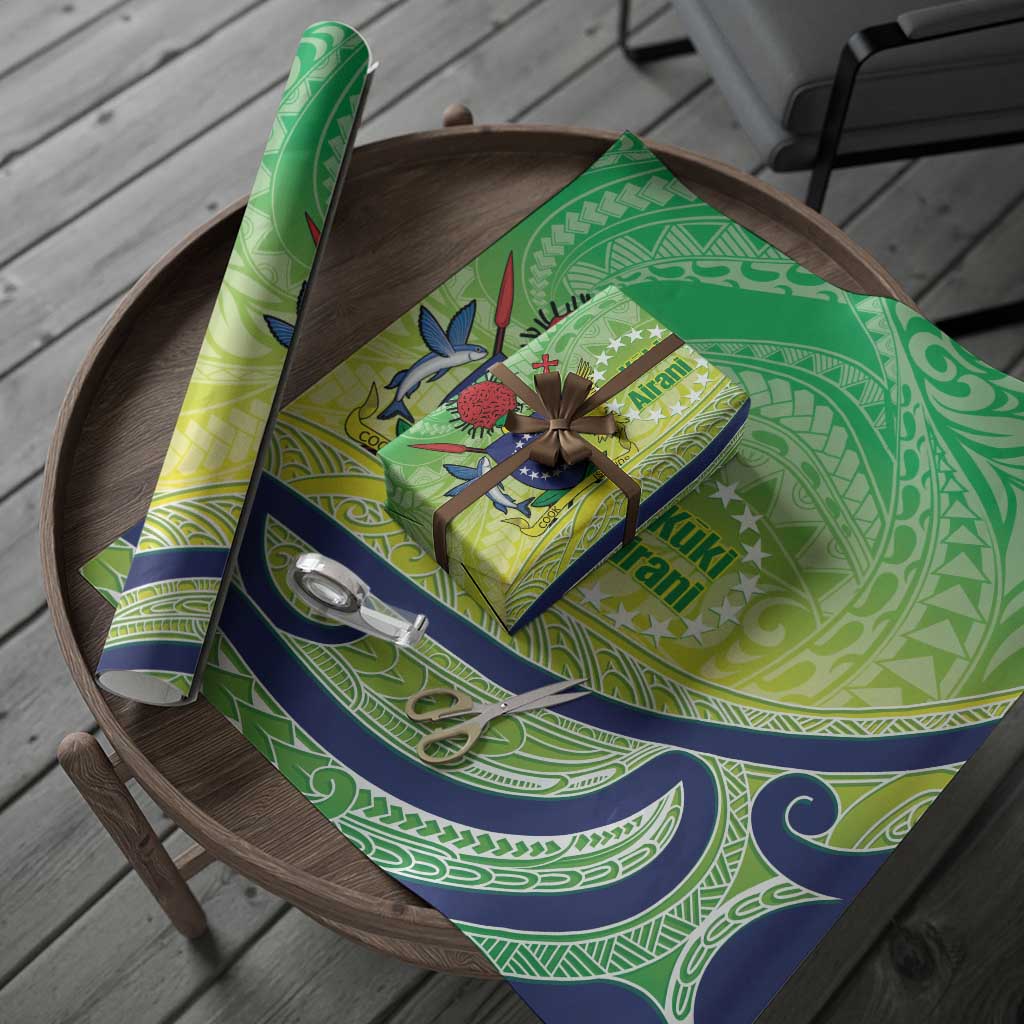 Te Maeva Nui Cook Islands Wrapping Paper 60th Independence Anniversary Proud - Polynesian Pride