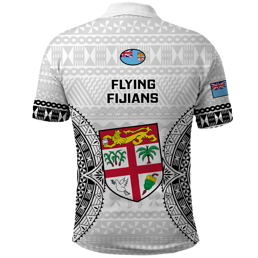 Fiji Rugby Polo Shirt 2023 Go Fijian Tapa Pattern World Cup LT14 - Polynesian Pride
