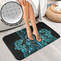 Maori Language Week Bathroom Set Kia Mau Ki To Ukaipo Paua Shell Color LT14 - Polynesian Pride