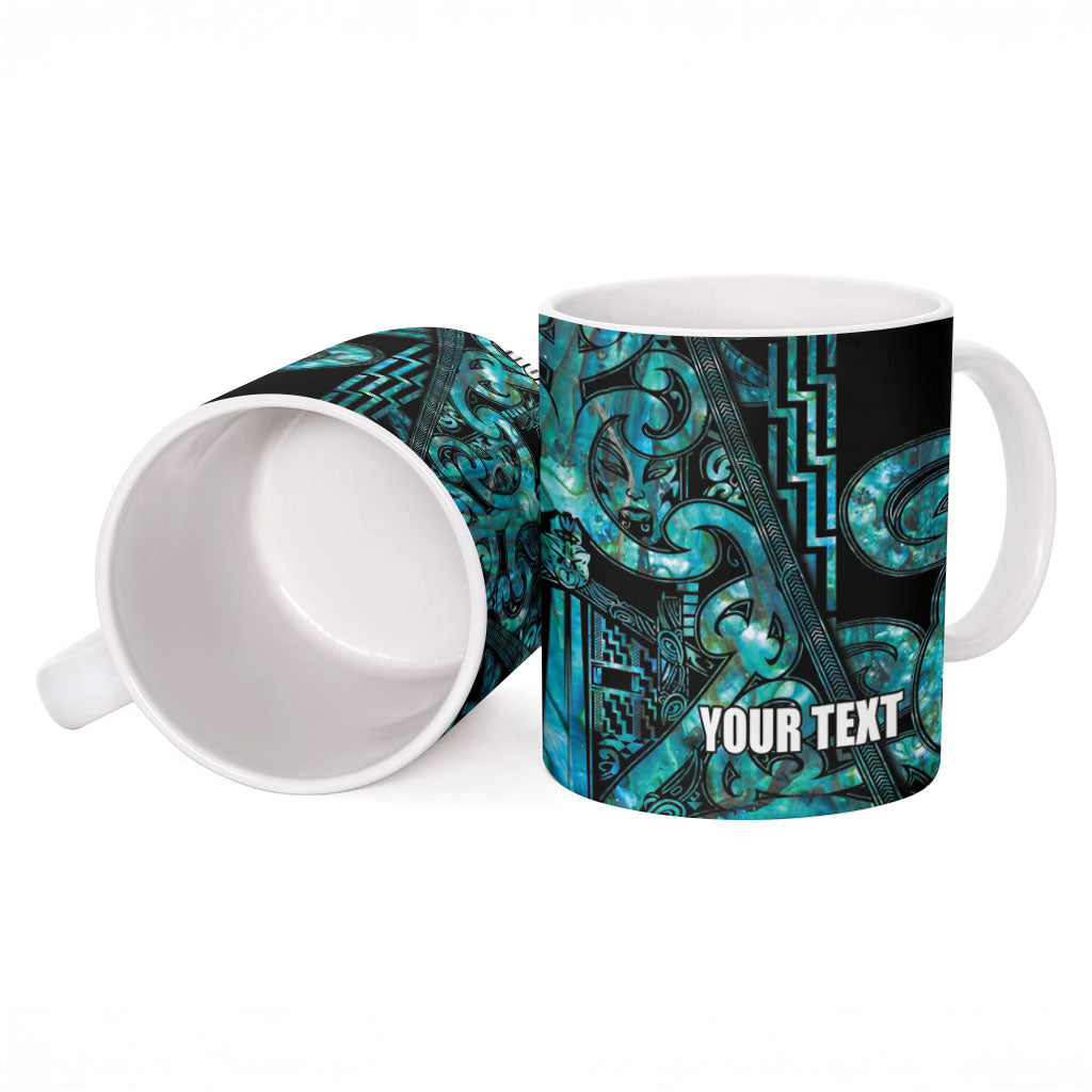 Maori Language Week Personalised Ceramic Mug Kia Mau Ki To Ukaipo Paua Shell Color LT14 - Polynesian Pride