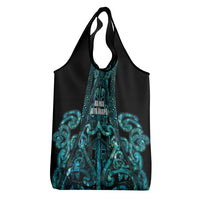 Maori Language Week Grocery Bag Kia Mau Ki To Ukaipo Paua Shell Color LT14 - Polynesian Pride