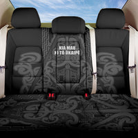 Maori Language Week Back Car Seat Cover Kia Mau Ki To Ukaipo Grey Color LT14 One Size Grey - Polynesian Pride