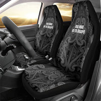Maori Language Week Car Seat Cover Kia Mau Ki To Ukaipo Grey Color LT14 - Polynesian Pride