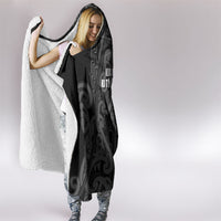 Maori Language Week Hooded Blanket Kia Mau Ki To Ukaipo Grey Color LT14 - Polynesian Pride