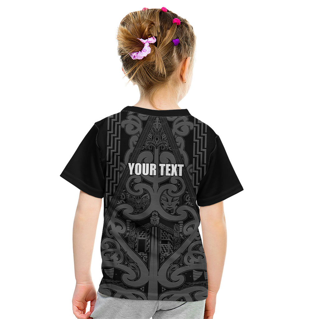 Maori Language Week Personalised Kid T Shirt Kia Mau Ki To Ukaipo Grey Color LT14 - Polynesian Pride