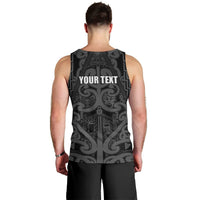 Maori Language Week Personalised Men Tank Top Kia Mau Ki To Ukaipo Grey Color LT14 - Polynesian Pride
