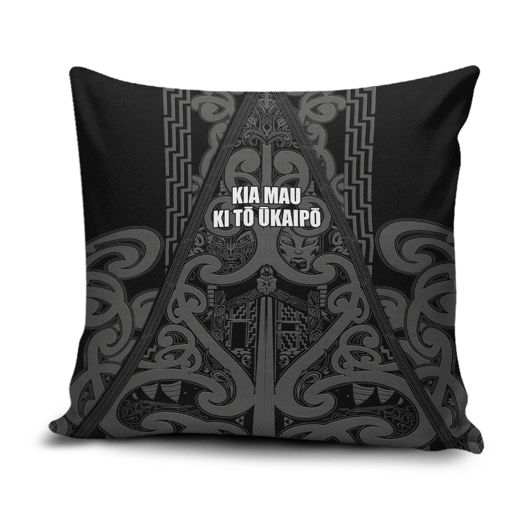 Maori Language Week Pillow Cover Kia Mau Ki To Ukaipo Grey Color LT14 Grey - Polynesian Pride