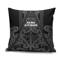 Maori Language Week Pillow Cover Kia Mau Ki To Ukaipo Grey Color LT14 Grey - Polynesian Pride
