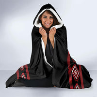Aotearoa Atua Tumatauenga Hooded Blanket Maori God Of War Taniko Motifs LT14 - Polynesian Pride