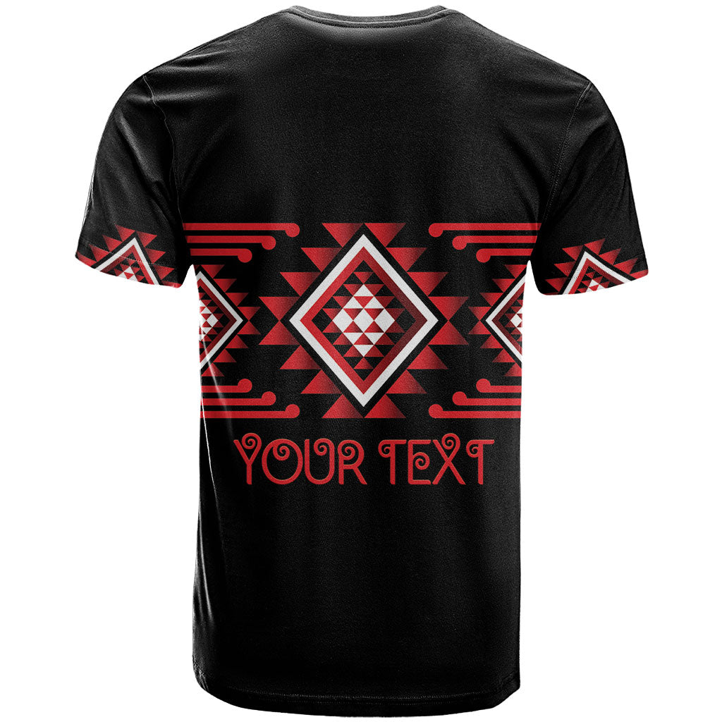 Aotearoa Atua Tumatauenga Personalised T Shirt Maori God Of War Taniko Motifs LT14 - Polynesian Pride