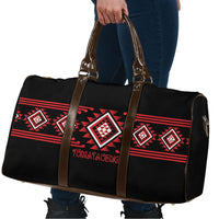 Aotearoa Atua Tumatauenga Travel Bag Maori God Of War Taniko Motifs LT14 - Polynesian Pride