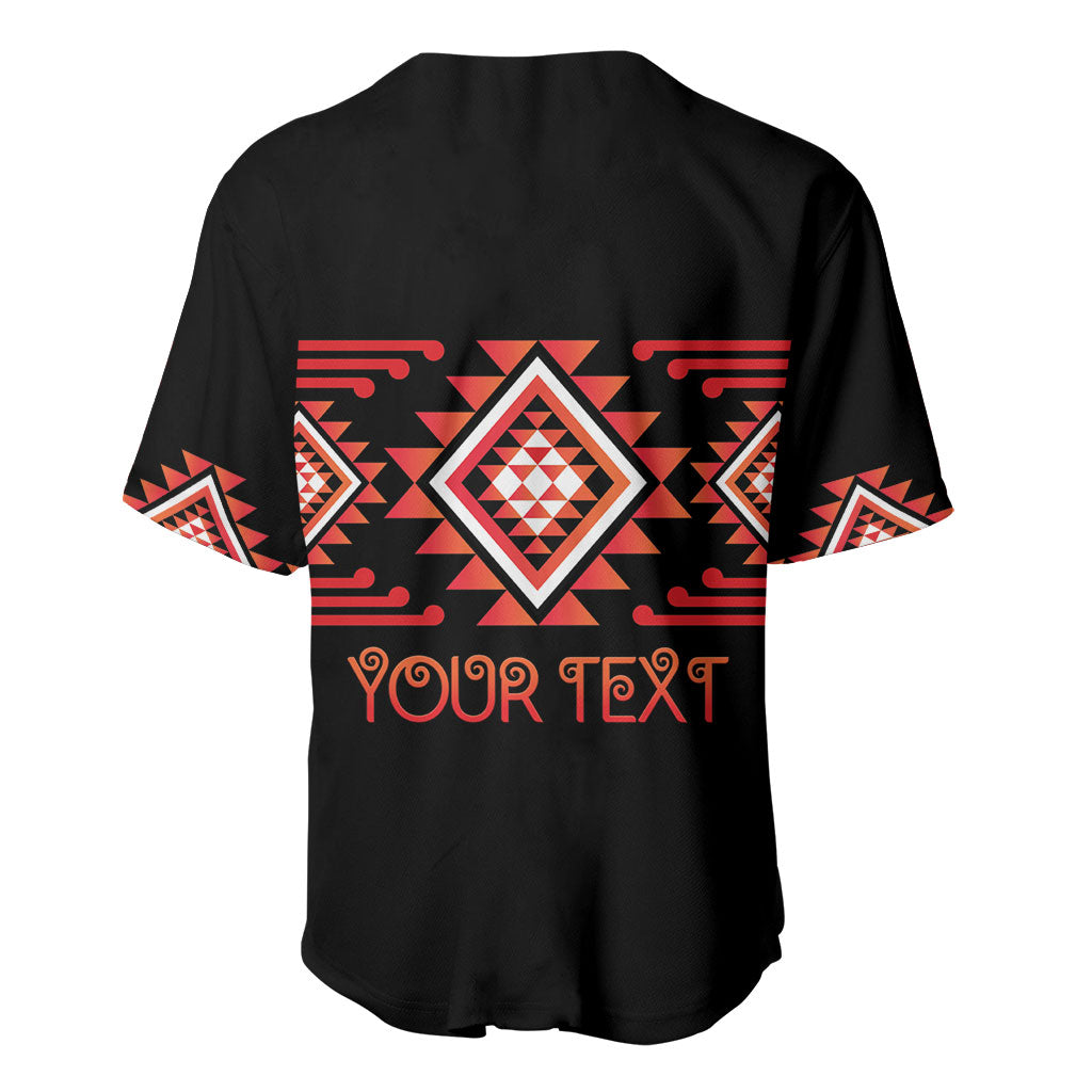 Aotearoa Atua Ruaumoko Personalised Baseball Jersey Maori Powerful God Taniko Motifs LT14 - Polynesian Pride