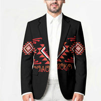 Aotearoa Atua Ruaumoko Personalised Blazer Maori Powerful God Taniko Motifs LT14 - Polynesian Pride