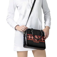 Aotearoa Atua Ruaumoko Shoulder Handbag Maori Powerful God Taniko Motifs LT14 - Polynesian Pride
