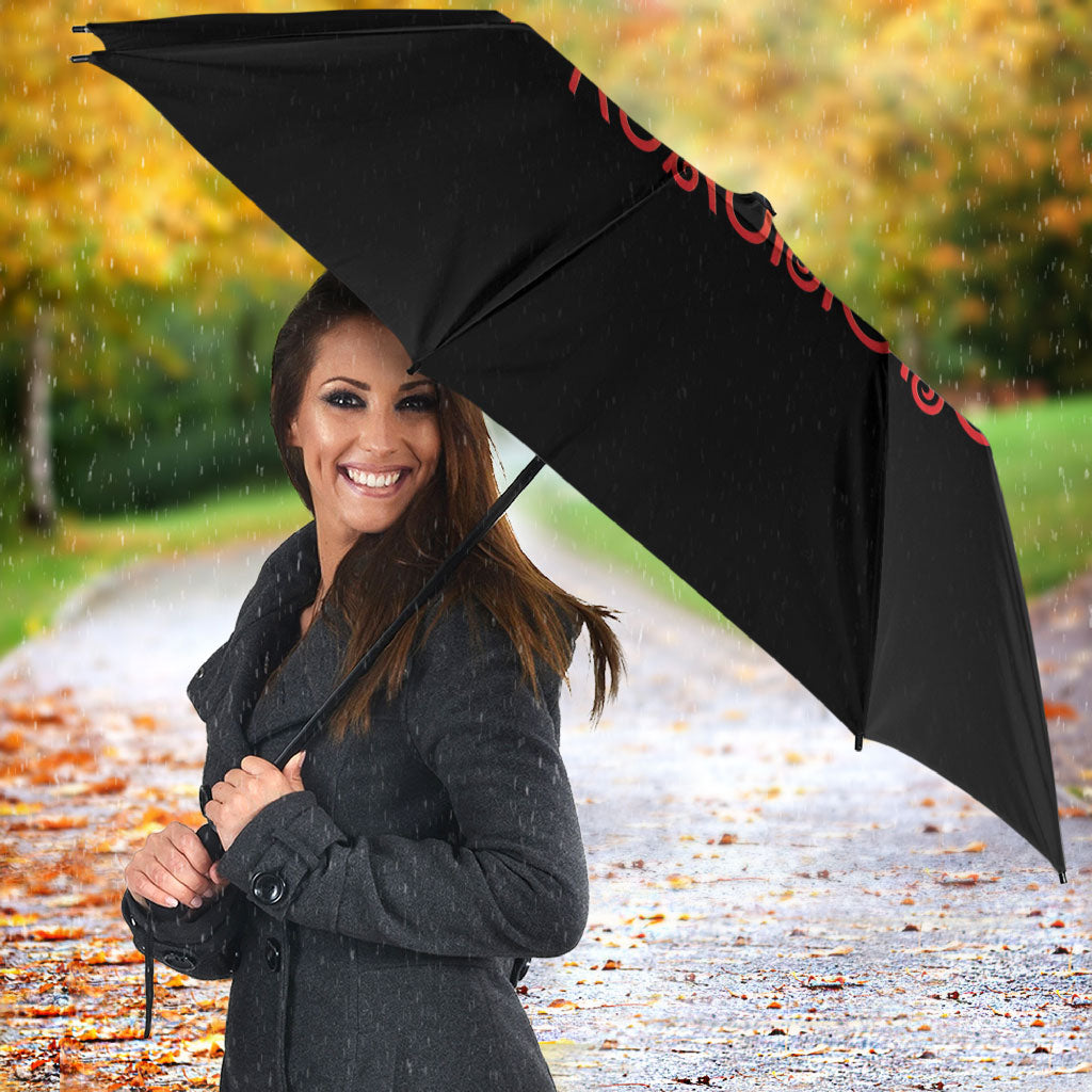 Aotearoa Atua Ruaumoko Umbrella Maori Powerful God Taniko Motifs LT14 - Polynesian Pride